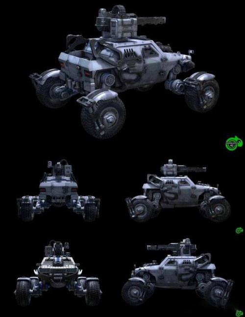 Sci Fi Military Buggy