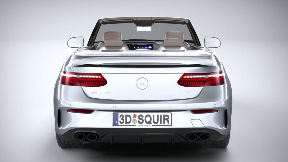 مدل سه بعدی خودرو مرسدس Mercedes E53 Cabrio AMG 2021