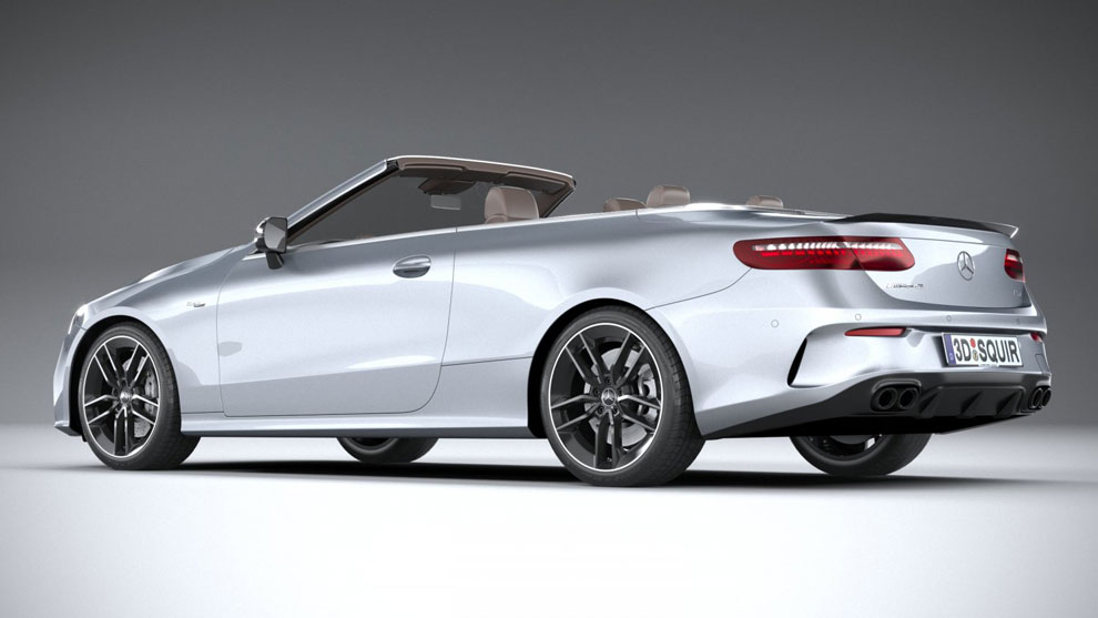 مدل سه بعدی خودرو مرسدس Mercedes E53 Cabrio AMG 2021