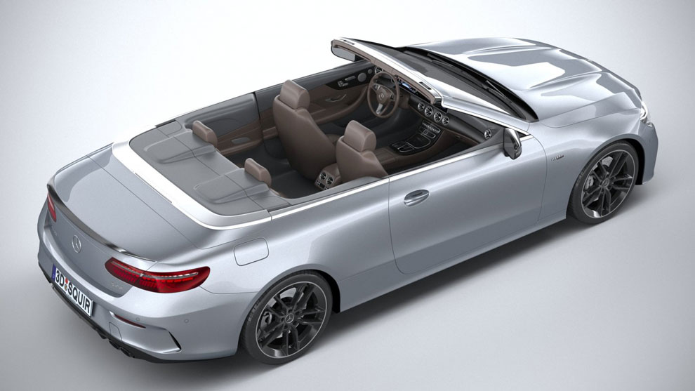 مدل سه بعدی خودرو مرسدس Mercedes E53 Cabrio AMG 2021