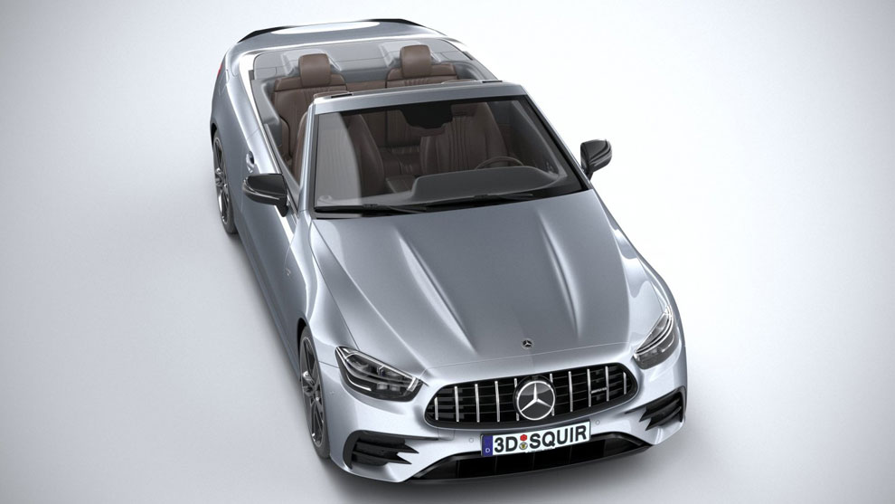 مدل سه بعدی خودرو مرسدس Mercedes E53 Cabrio AMG 2021