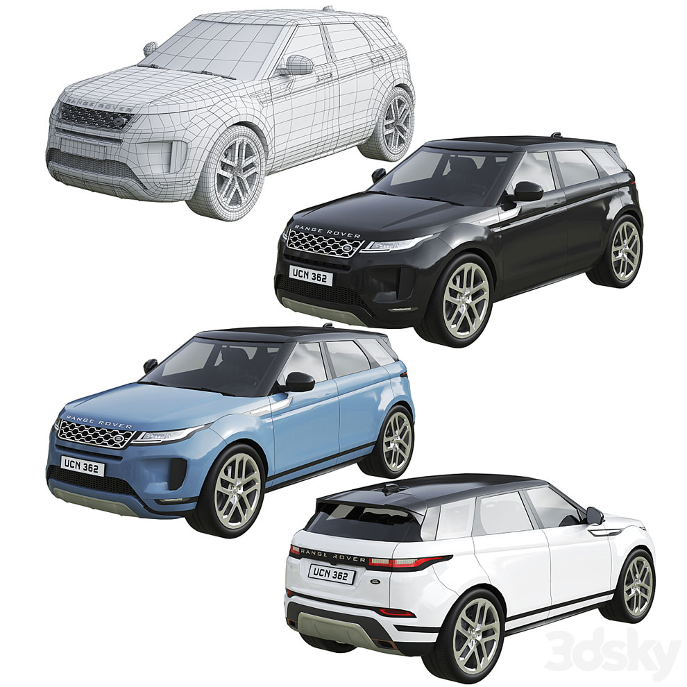مجموعه مدل سه بعدی ماشین Low Poly Cars Set