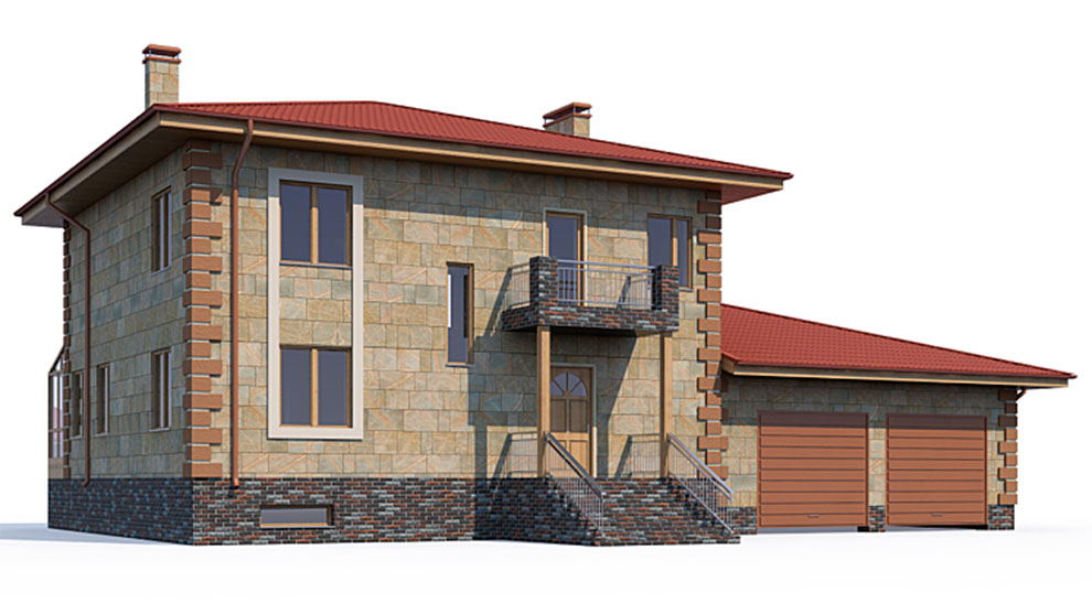مدل سه بعدی خانه ویلایی ABS House V125