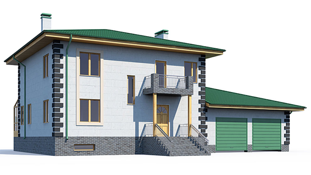 مدل سه بعدی خانه ویلایی ABS House V125