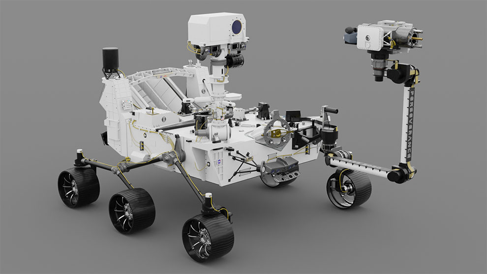مدل سه بعدی مریخ نورد Perseverance Rover