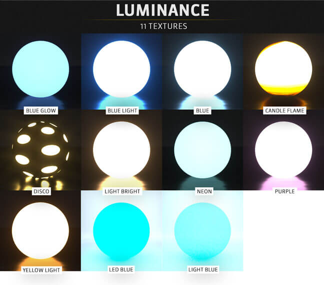 مجموعه کامل متریال های سینمافوردی برای رندر Octane - روشنایی